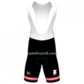 Bib Cykelshorts 2023 Fenix-Deceuninck Østrigsk Mesterskab Rød Hvid